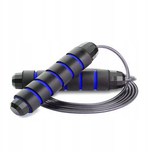 Skakanka sportowa Medi Sleep Skakanka czarna regulowana 2,8m Medi Sleep 5