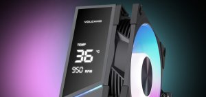 Wentylator Modecom Chłodzenie powietrzne Volcano 0C T102 LCD ARGB 120 czarne 11