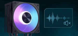 Wentylator Modecom Chłodzenie powietrzne Volcano 0C T102 LCD ARGB 120 czarne 12