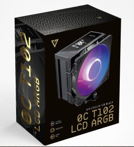 Chłodzenie CPU Modecom Volcano 0C T102 LCD ARGB 120 czarne (MC-C-T102-AFL-B) 7