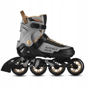 Rolki Nils Extreme NA22151 ŁYŻWOROLKI ARMOUR SZARE ROZM. 38 NILS EXTREME 3