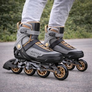 Rolki Nils Extreme NA22151 ŁYŻWOROLKI ARMOUR SZARE ROZM. 38 NILS EXTREME 4