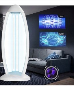 Lampa UVC z ozonem bakteriobójcza do dezynfekcji pomieszczeń 38W 5