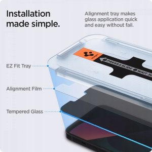 2x Szkło Spigen do iPhone 13 Pro Max Privacy 3