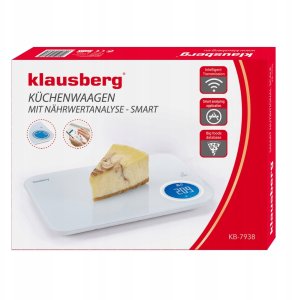 Waga kuchenna Klausberg ELEKTRONICZNA WAGA KUCHENNA 5kg KLAUSBERG KB-7938 Bluetooth 11