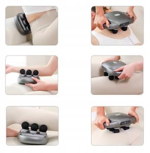 Masażer Profesjonalny Masażer 6 głowic mocny wibracyjny 4