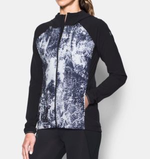 Under Armour Bluza damska Outrun The Storm Printed czarno biała r. M (1304715-001) 4