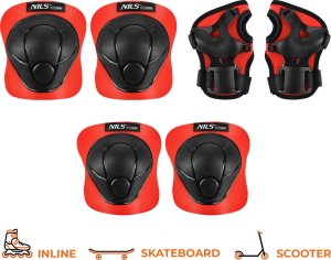 Nils Extreme H210  ZESTAW OCHRANIACZY CZERWONY ROZM. XS NILS EXTREME 4