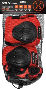 Nils Extreme H210  ZESTAW OCHRANIACZY CZERWONY ROZM. XS NILS EXTREME 10