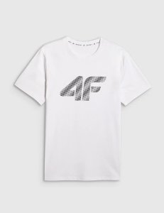4f Koszulka męska 4F M3342 biała 4FWMM00TTSHM3342 10S 2XL 3