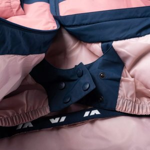 Eevi Dziecięca kurtka ocieplana Martes essentials MAKIO JR insignia blue/mesa rose rozmiar 158 8