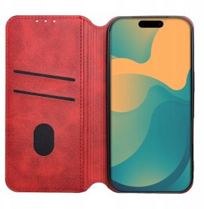 Markowe Kabura Cubic Book do SAMSUNG S26 czerwony 4