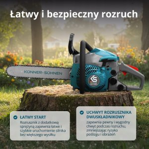 Piła łańcuchowa Könner & Söhnen KS PIŁA ŁAŃCUCHOWA SPALINOWA CS18G-14C 11