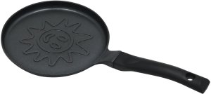 Patelnia Klausberg Patelnia do naleśników, wzór słoneczko, aluminiowa, nieprzywierająca powłoka, czarna, ?18 cm, klausberg, kb-7972 10