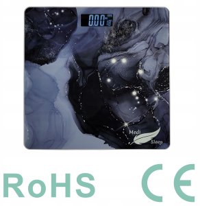Waga łazienkowa Suaro sp. z o.o. WAGA ŁAZIENKOWA ANALITYCZNA SMART 180KG, BMI, TŁUSZCZ, MIĘŚNIE, APLIKACJA 7