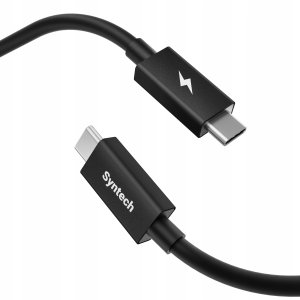 Kabel USB Kabel 2x USB-C USB TYPE-C do transmisji danych 40Gbps USB4 + ładowanie 100W / BC600 2