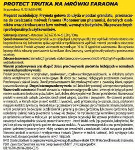 Target PROTECT TRUTKA NA MRÓWKI FARAONA 3X2,5 G 5