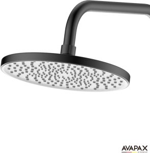 Deszczownica Avapax Deszczownica z baterią prysznicową dwufunkcyjną, Kolor: gun metal, gun grey, tytan, grafit , szary 7