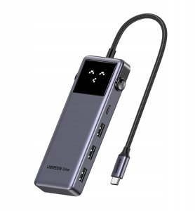 HUB USB Ugreen Hub UGREEN CM889 6w1 USB-C do HDMI, 4K 3x USB, PD 100W 2