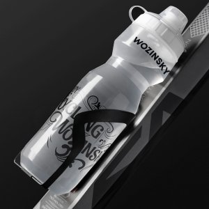 Wozinsky Bidon rowerowy butelka do wody napojów 750ml - transparentny Bidon rowerowy butelka do wody napojów 750ml - transparentny 5