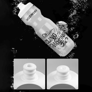 Wozinsky Bidon rowerowy butelka do wody napojów 750ml - transparentny Bidon rowerowy butelka do wody napojów 750ml - transparentny 10