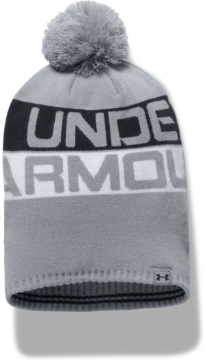 Under Armour Czapka męska Men's Retro Pom Beanie 2.0 szara (1300078-941) 1