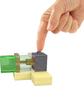 Figurka Mattel MINECRAFT pułapka z lepkim tłokiem JKK01 /4 3