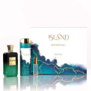 Khadlaj Island Ekstrakt perfum 100ml + Body spray 200ml + Ekstrakt perfum 10ml 3