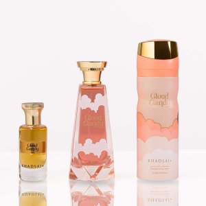 Khadlaj Cloud Candy Ekstrakt perfum 100ml + Body spray 200ml + Concentrated Perfume Oil 24ml 3