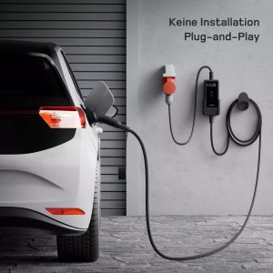 Ładowarka Przenośna ładowarka wallbox d auta EV 22kW Typ 2 na siłę 15m 2