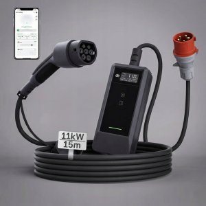 Ładowarka Przenośna ładowarka wallbox d EV 11kW Typ 2 na siłę aut EV 15m app 2