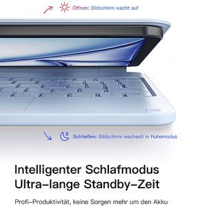 Inateck inateck Keyboard Etui na iPad 10" QWERTZ blue 2