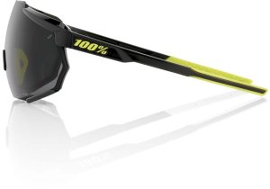 100% 100percent Racetrap 3.0 - Smoke Lens Gloss Black (HU-GLA-2145) 3