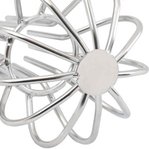 vidaXL Osłona na liście rynny 8 pcs srebrny 50 mm Stal nierdzewna 7