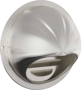 vidaXL Pokrywy wentylacyjne 2 pcs srebrny 100 mm Stal nierdzewna 4