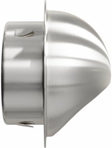 vidaXL Pokrywy wentylacyjne 2 pcs srebrny 100 mm Stal nierdzewna 6