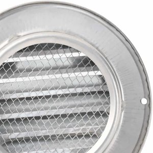 vidaXL Pokrywy wentylacyjne 2 pcs srebrny 100 mm Stal nierdzewna 9