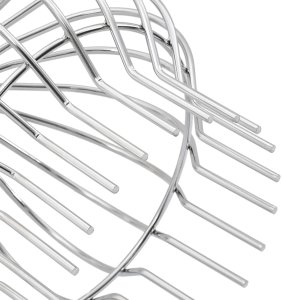 vidaXL Osłona na liście rynny 2 pcs srebrny 200 mm Stal nierdzewna 8