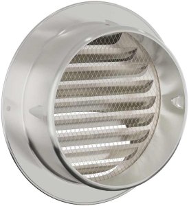 vidaXL Pokrywy wentylacyjne 8 pcs srebrny 150 mm Stal nierdzewna 7