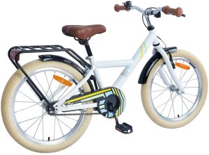 KS Cycling vidaXL Rower Dziecięcy 18 Cali dla dzieci w wieku 5-7 lat Biały 3