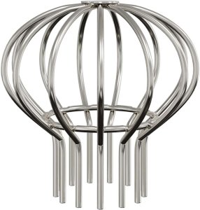 vidaXL Osłona na liście rynny 8 pcs srebrny 75 mm Stal nierdzewna 5