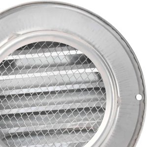 vidaXL Pokrywy wentylacyjne 2 pcs srebrny 80 mm Stal nierdzewna 9