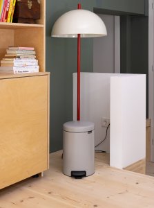 Kosz na śmieci Brabantia BRABANTIA kosz na śmieci z pedałem NewIcon 20 l Soft Grey 254406 (8710755254406) 2