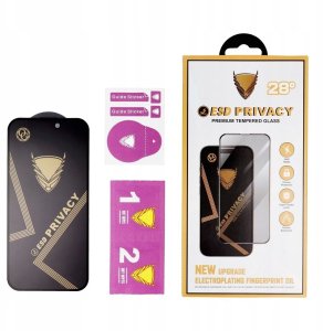 OG Szkło Hartowane OG 6D Premium Privacy Glass - do Xiaomi Redmi Note 15 Pro 4G / Redmi Note 15 Pro 5G czarny 3
