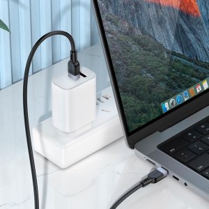 Hoco Kabel USB C do USB C Hoco 3A 60W Silikonowy 3 m X109 czarny 4