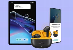 Słuchawki Realme Słuchawki bezprzewodowe douszne Realme Buds T200 Lite AI ENC Czarny Black 7
