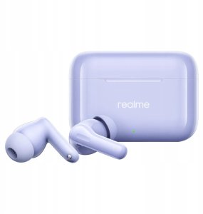 Słuchawki QCY Słuchawki dokanałowe REALME Buds T200 ANC TWS Fioletowy Fioletowy 4
