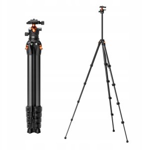 Statyw Kf Statyw Foto Video 187cm 10kg Arca-swiss Głowica 3d K&f Do Telefonu Tabletu Aparatu / Kf09.171 2