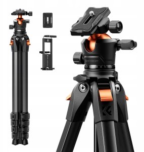 Statyw Kf Statyw Foto Video 187cm 10kg Arca-swiss Głowica 3d K&f Do Telefonu Tabletu Aparatu / Kf09.171 4