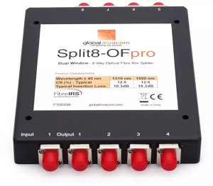 Digiality Splitter optyczny 1/8 Global Invacom Split8-OFpro FC/PC 10,1 dB PLC ABS 2